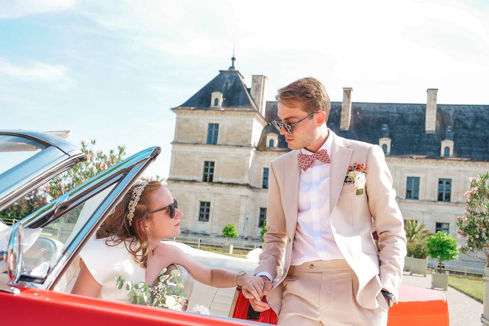 Couple au château d'Ancy