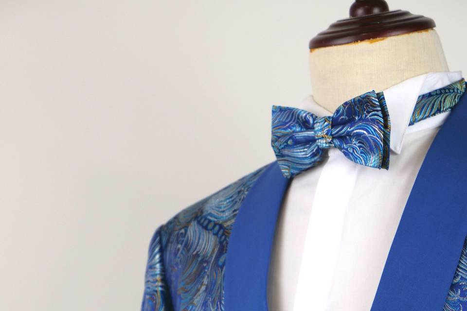 Costume homme bleu la plume