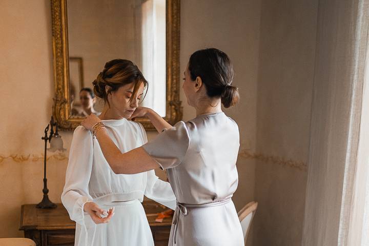 Mariée salons château