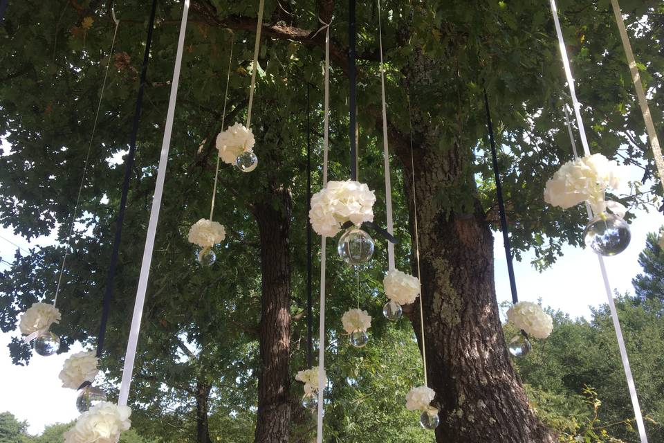 Arbre à bulles de fleurs