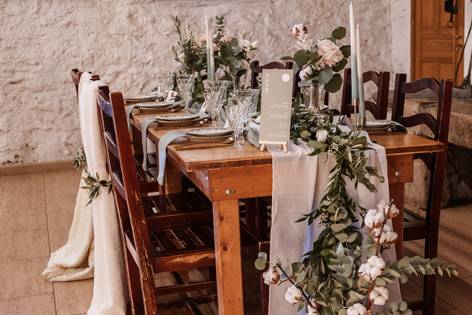 Mariage intime hivernal