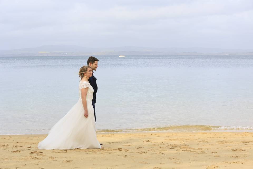 Promenade sur la plage