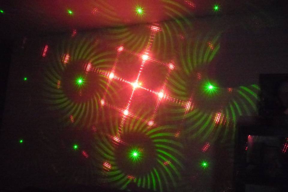 Motif laser dmx