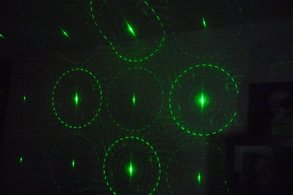 Motif laser dmx