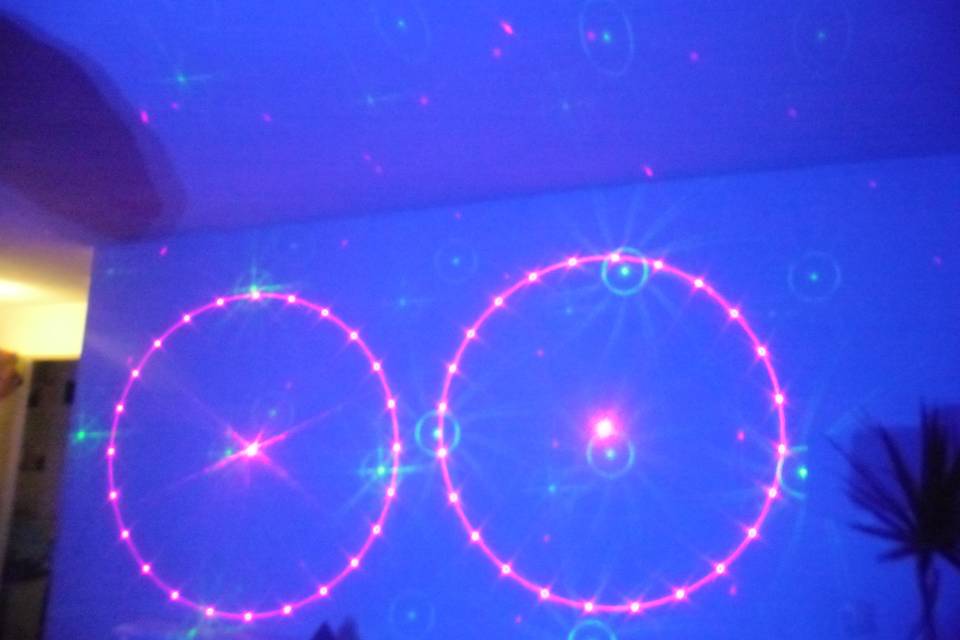 Motif laser dmx