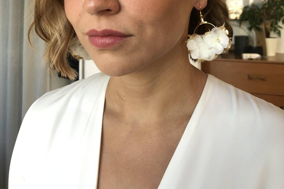 Maquillage naturel mariée