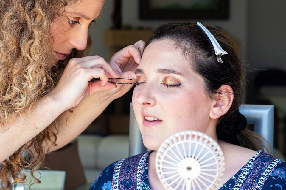 Mise en beauté mariée