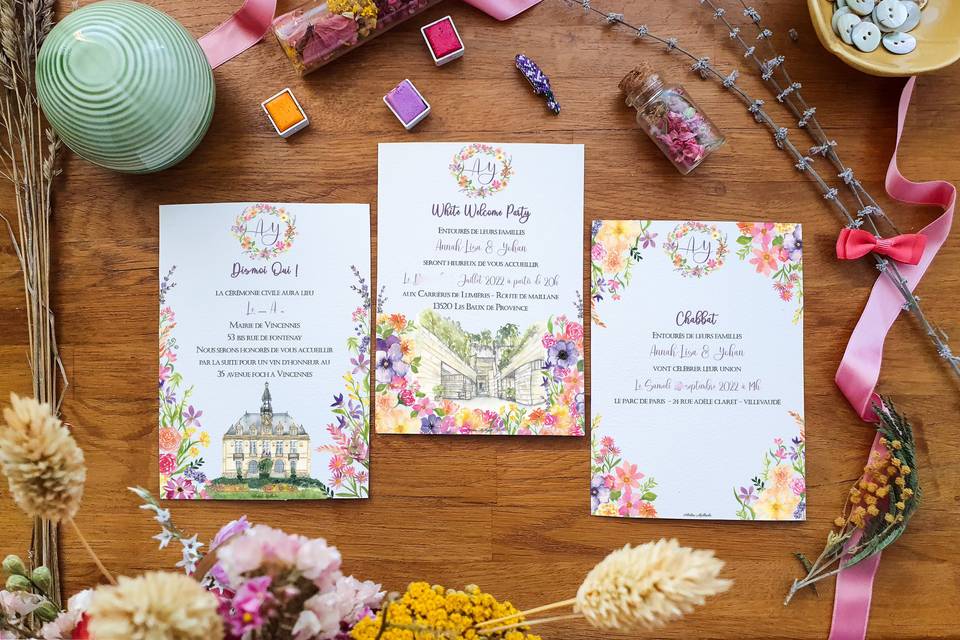 Cartons d'invitations