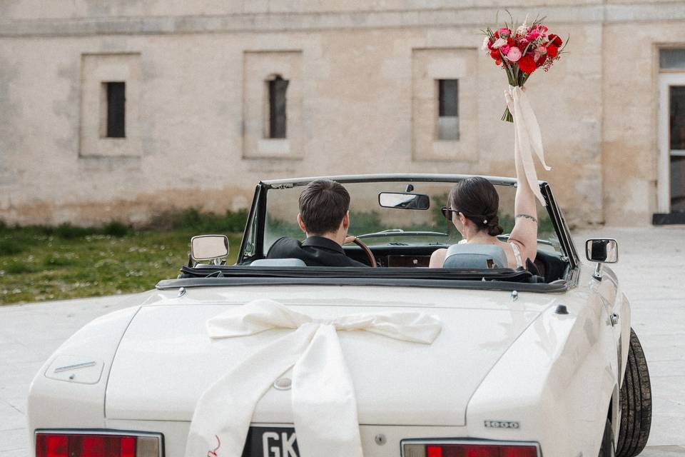 Voiture des mariés