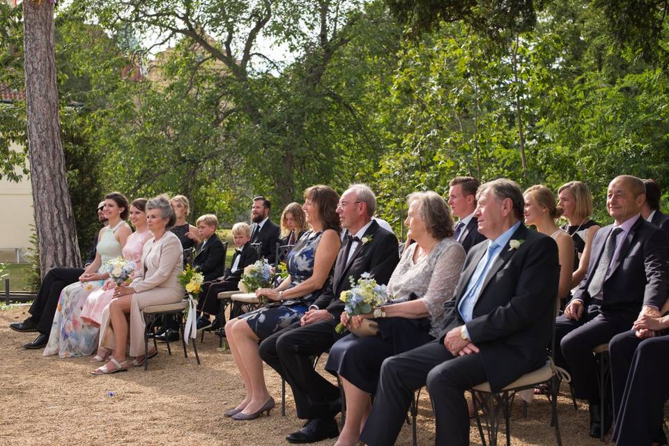 Mariage chic en extérieur