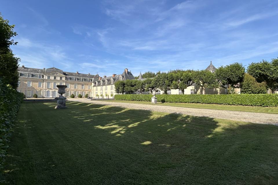 Arrivée par le Parc