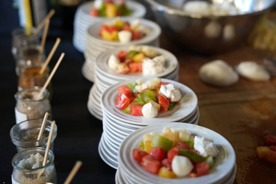 Animation tomates/mozzarella