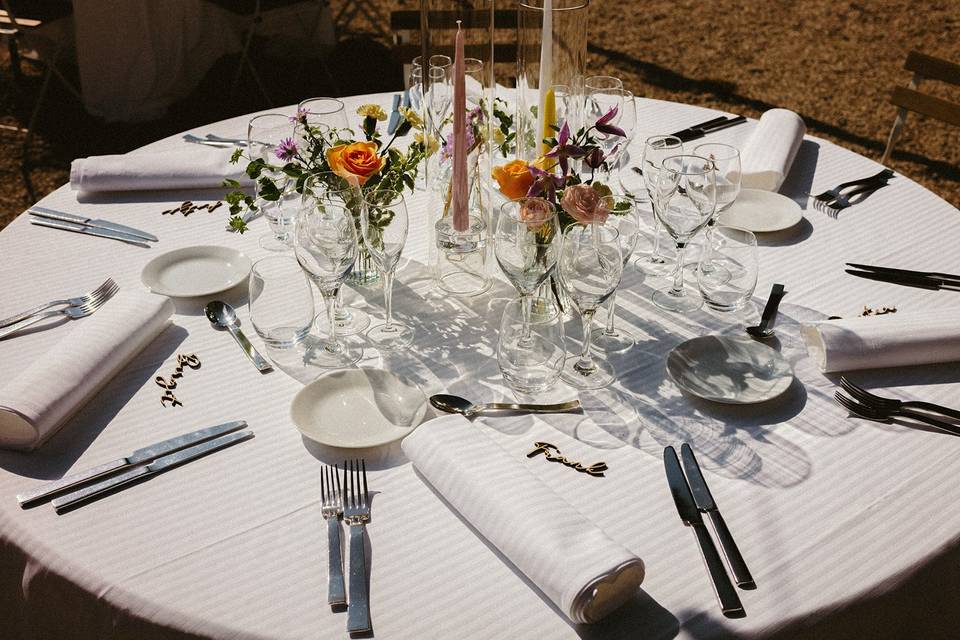 Mise de table