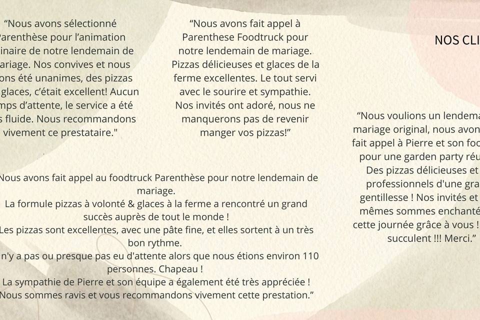 Avis client