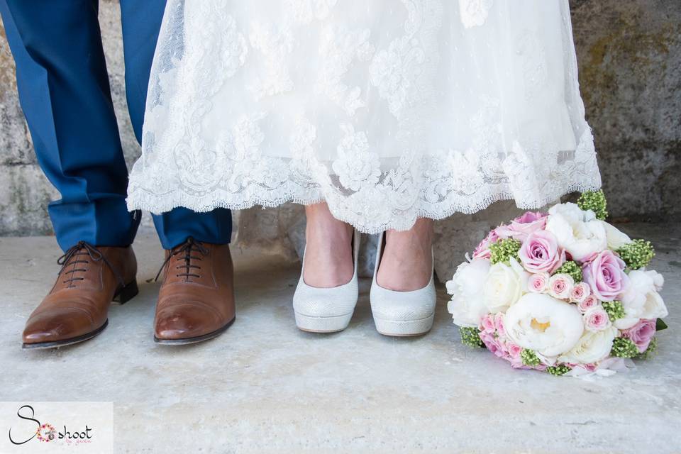 Chaussures des mariés