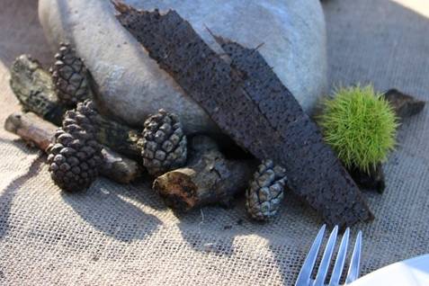 Centre de table automne