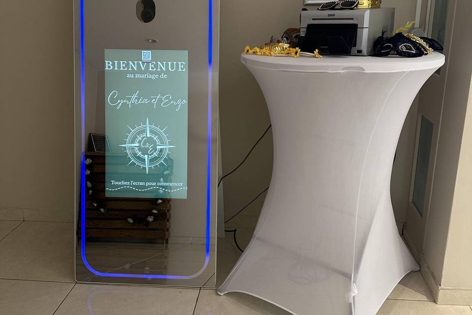 Photobooth miroir