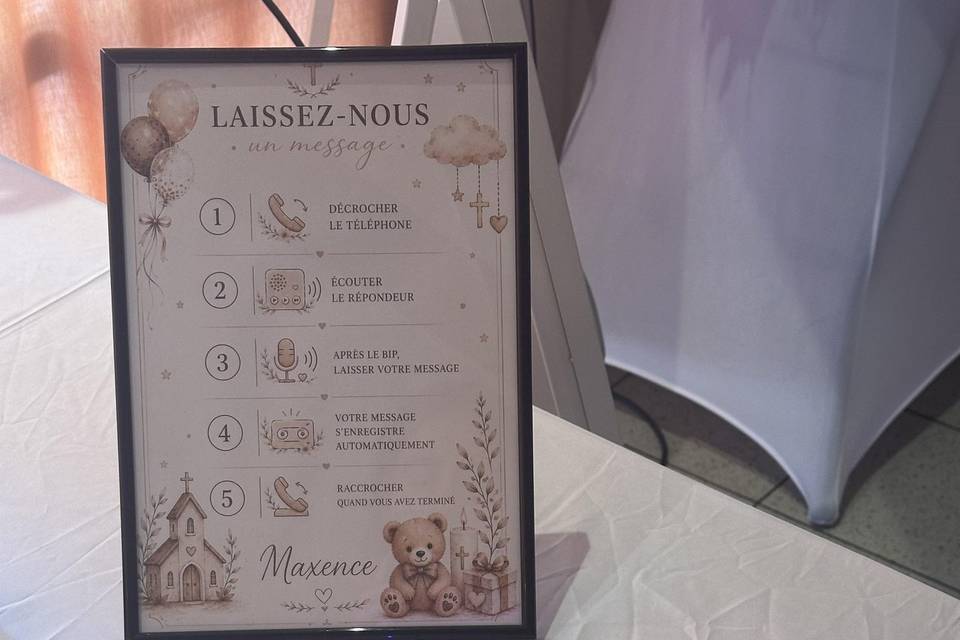 Livre d'or audio