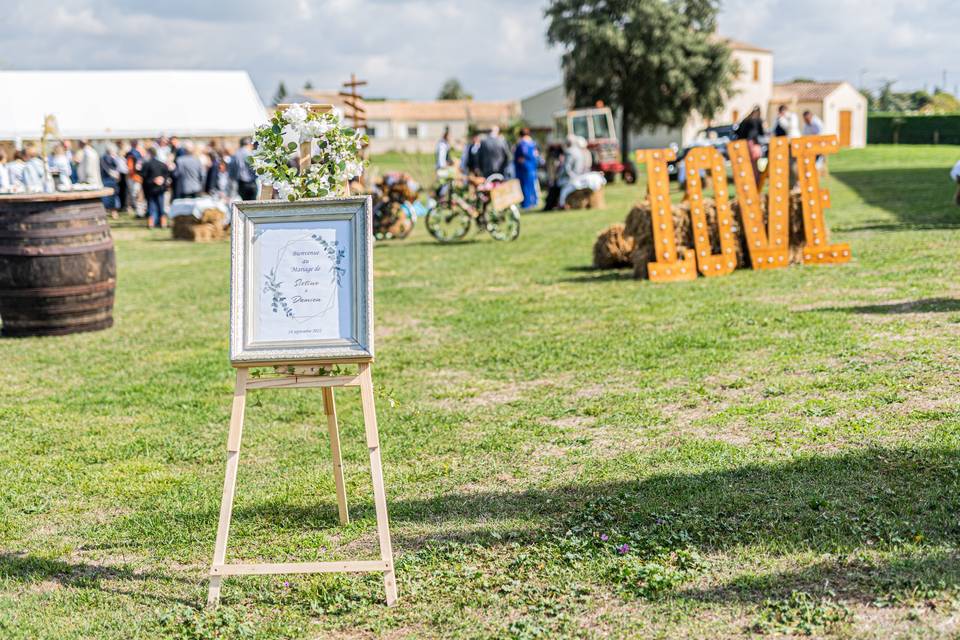Un extérieur chic et champêtre