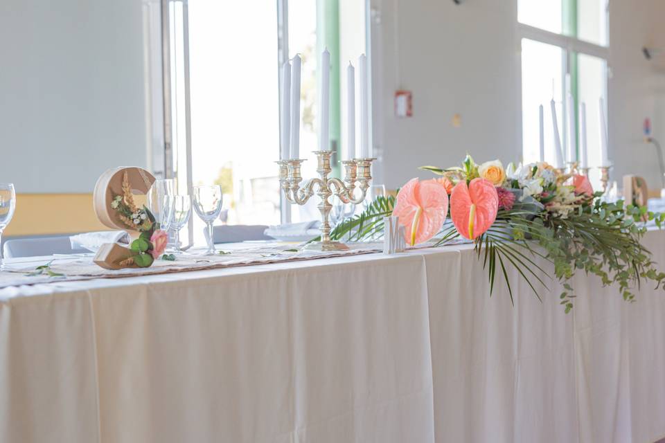 La table des mariés
