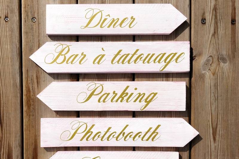 Fléchage personnalisé