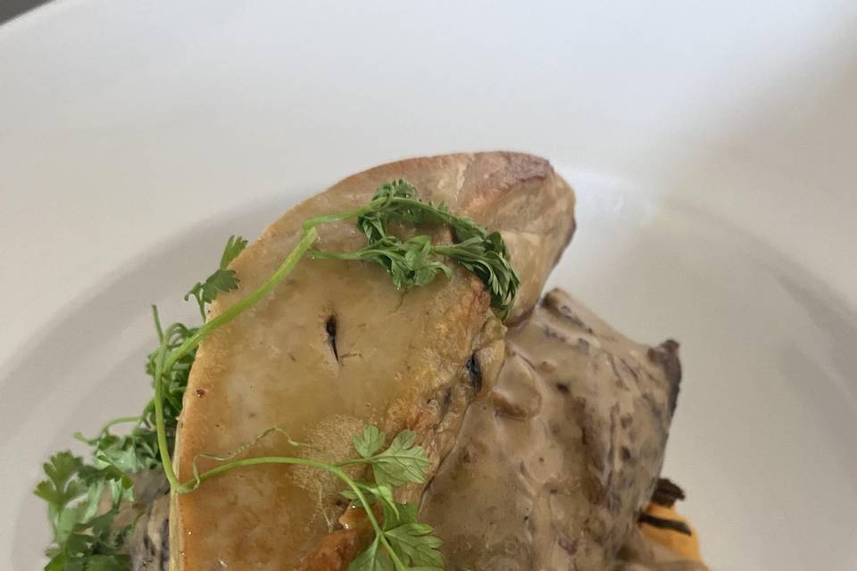 Filet de bœuf escalope f gras
