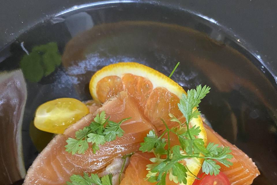 Tartare saumon