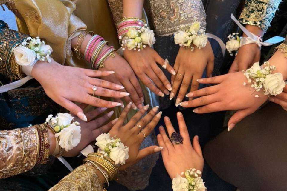 Bracelets fleuris