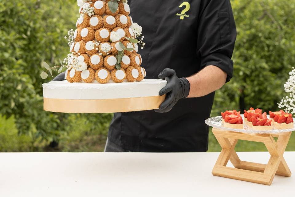 Pièce montée choux craquelin