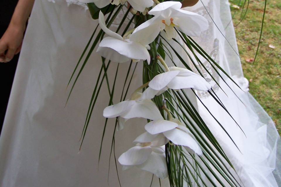 Bouquet de Mariée blanc chic