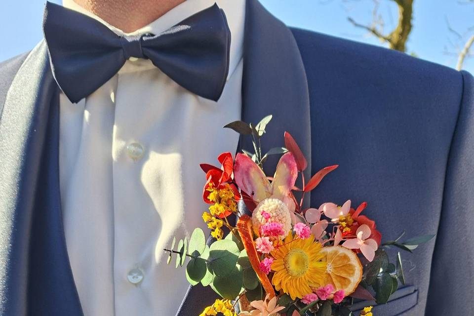 Boutonnière aimantée
