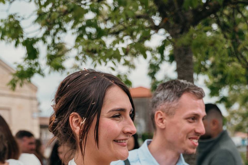 La sortie de la mariée