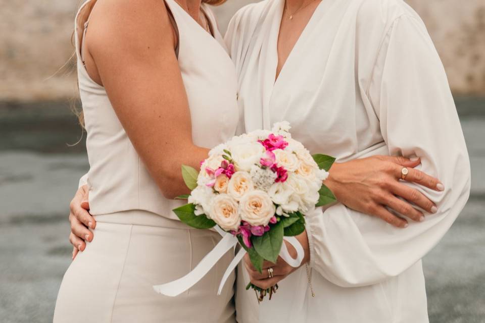 La mariée et sa soeur