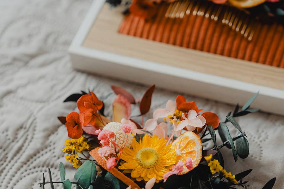 Boutonnière aimantée Marié
