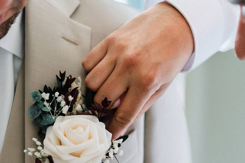 Boutonnière du Marié