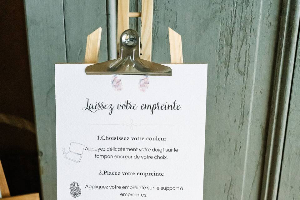 Tuto Cadre à empreintes