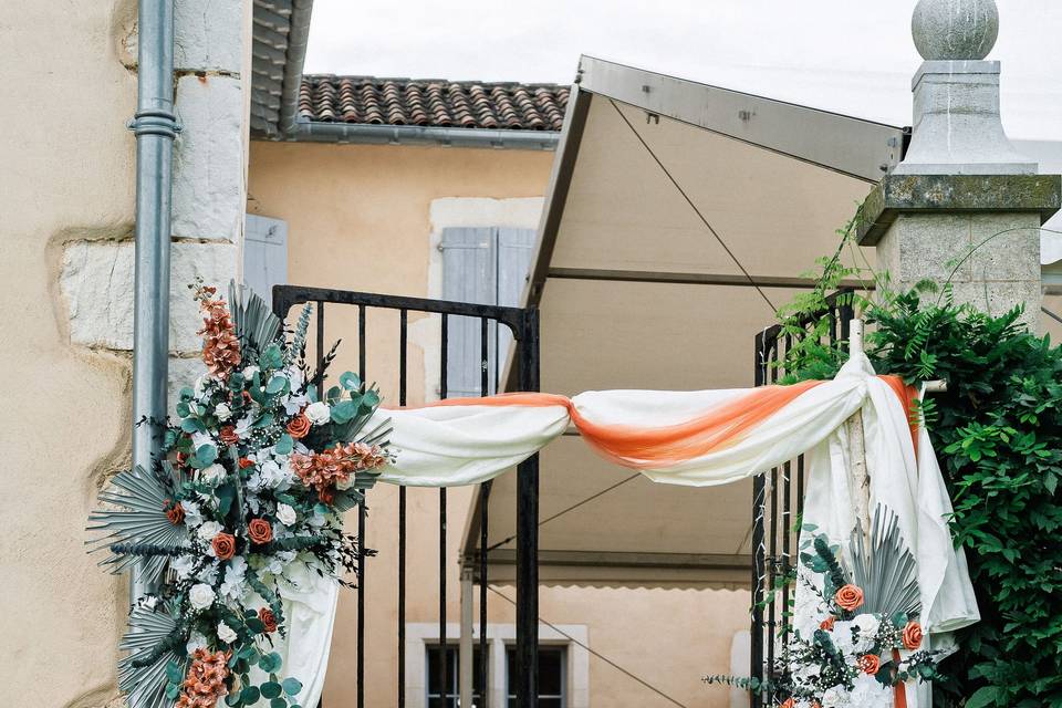 Entrée Patio de réception