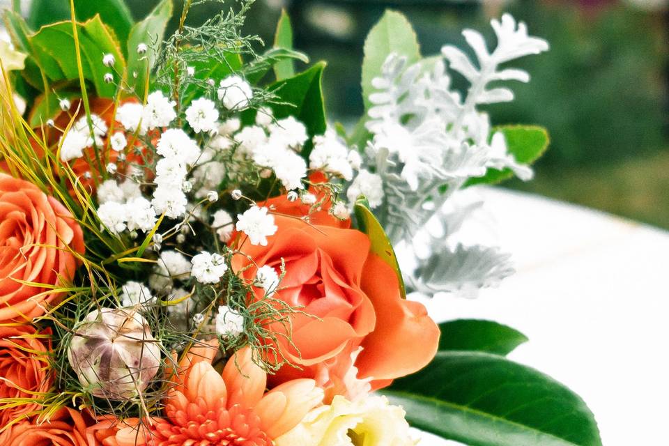 Bouquet à lancer
