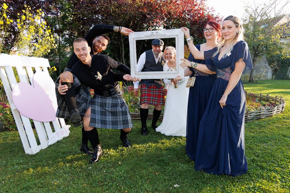 Séance couple et témoins