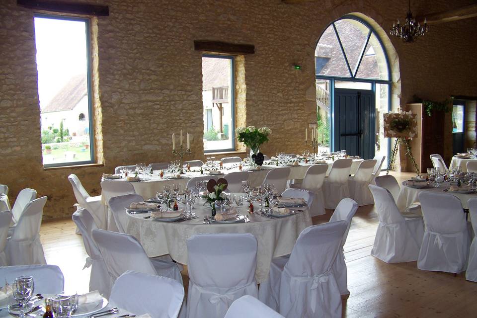 Salle intérieure mariage