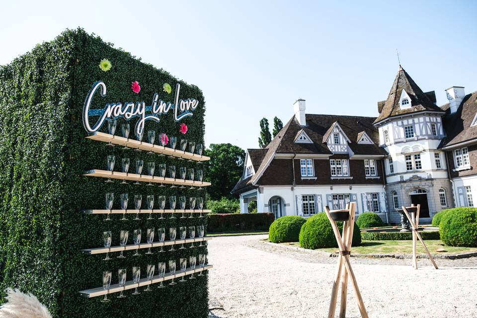 Mur à champagne