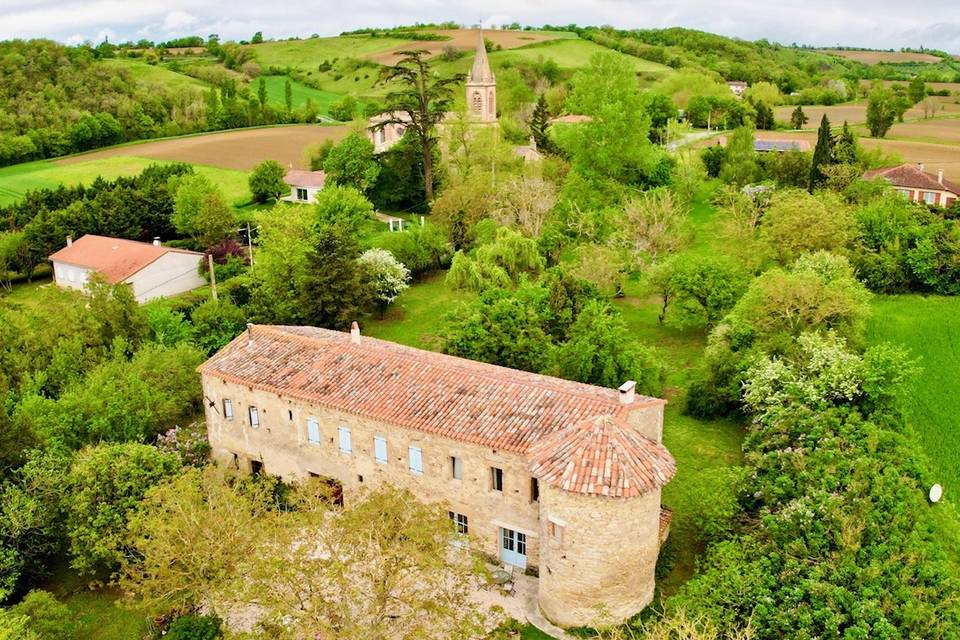 Le domaine dans le hameau