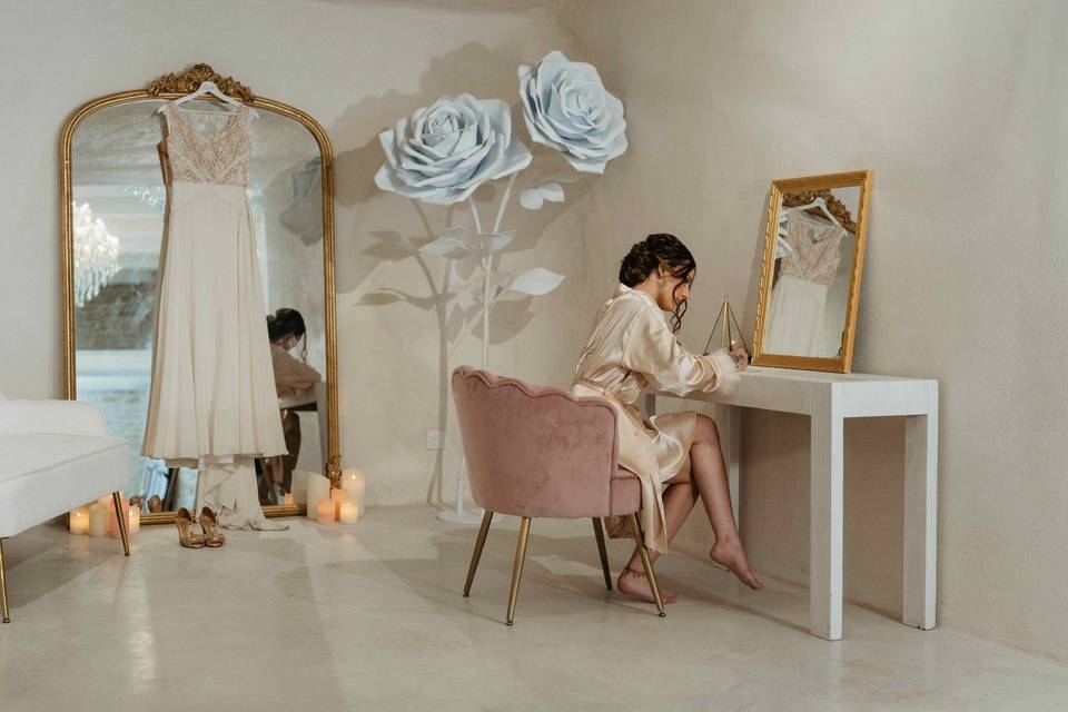 2 roses géantes