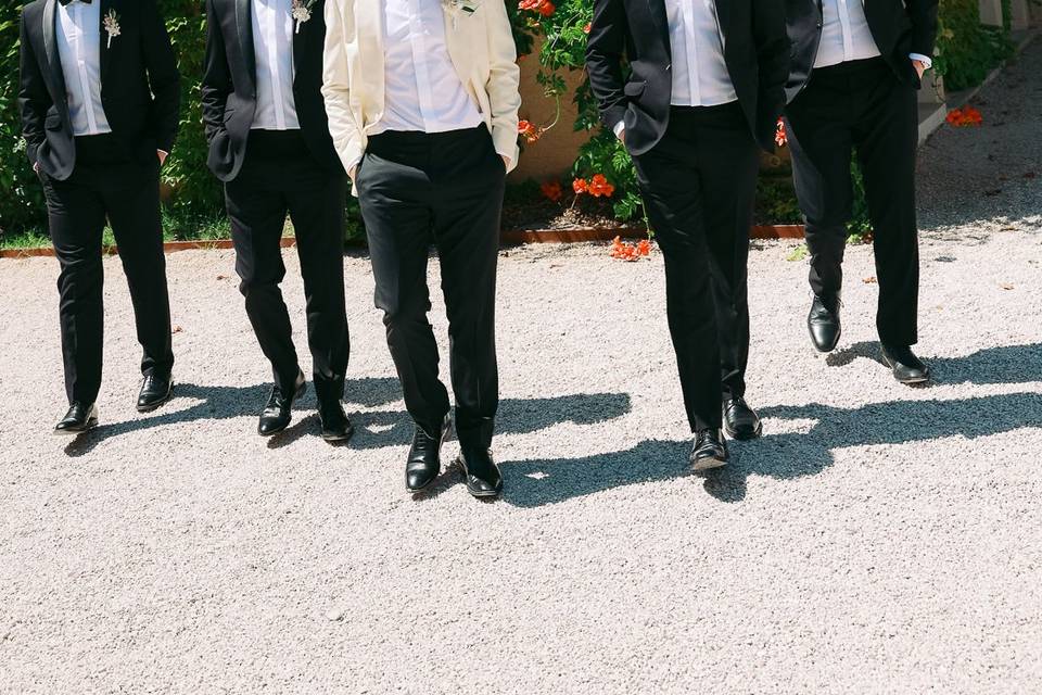 Futur marié et son boys band