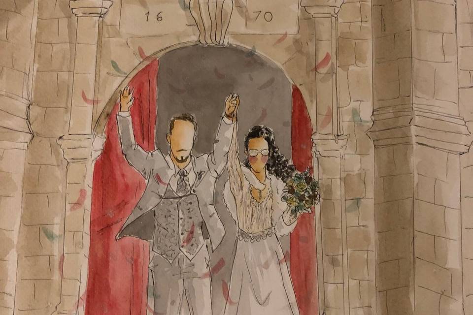 Tableau A3 des mariés