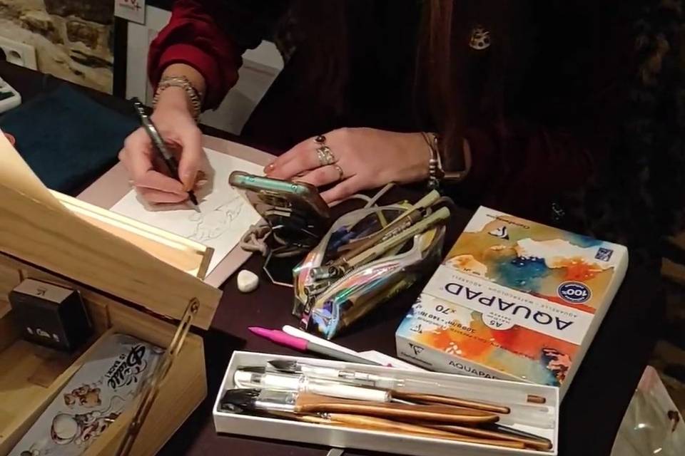 Live painting invités en cours