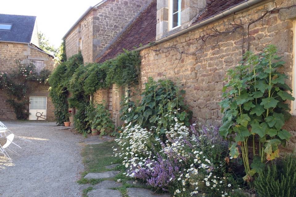 Fleurs sur les façades