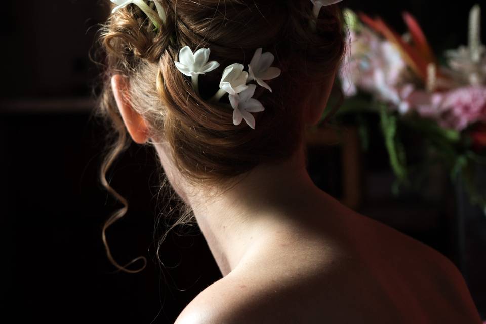 Coiffure de la mariée