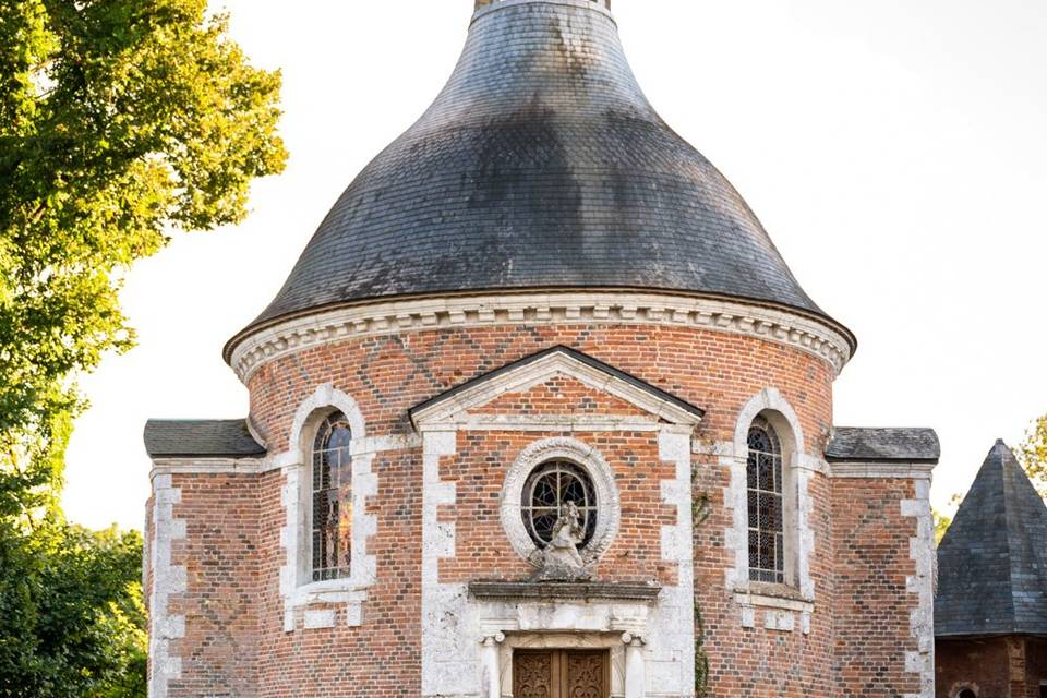 En sortant de la chapelle