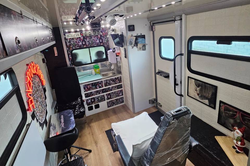 Intérieur du camion
